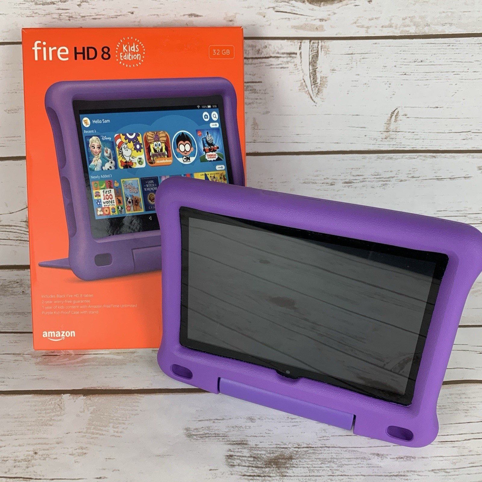 Amazon Fire HD 8 (10th Generation) Kids Edition Tablet 32GB Wi-Fi 8in Purple
