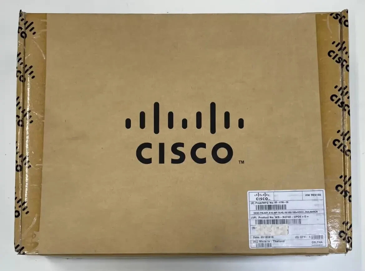 Cisco WS-X4748-UPOE+E Service Module 48 Port 68-4786-06