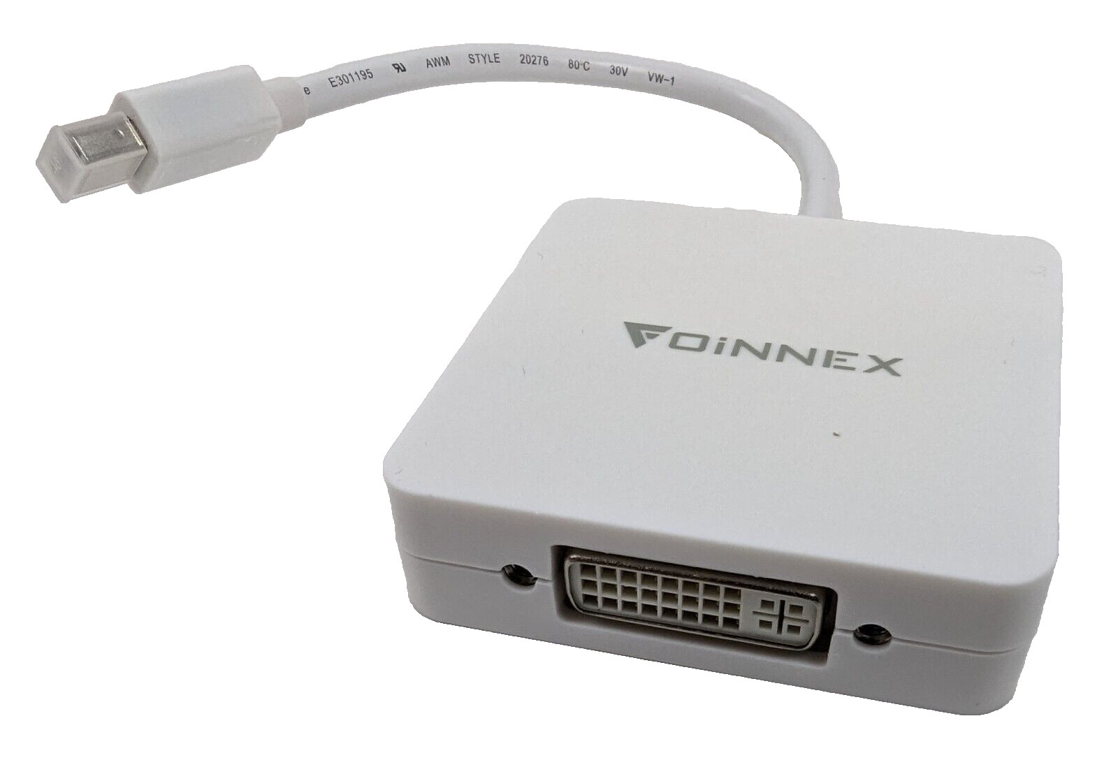 FOINNEX MD-VHD10 3-in-1 Mini DisplayPort/Thunderbolt to VGA HDMI DVI 4K Adapter