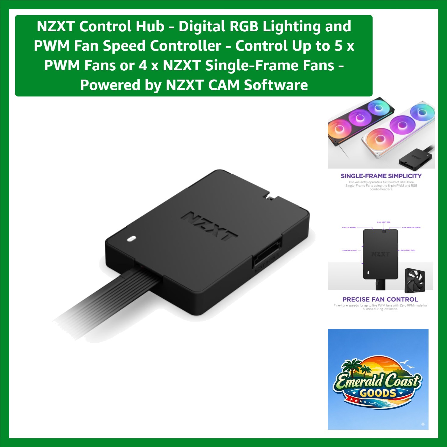 Control Hub - Digital RGB Lighting and PWM Fan Speed Controller - Control Up ...