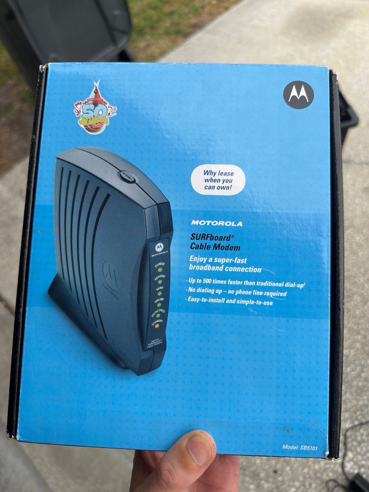 Motorola SURFboard SB5101 Cable Modem Broadband Internet In Box Sealed Content