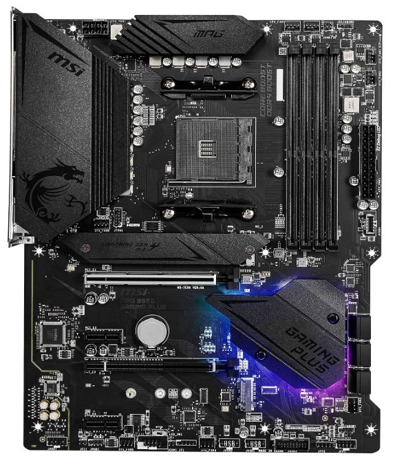 MSI MPG B550 GAMING PLUS Desktop Motherboard
