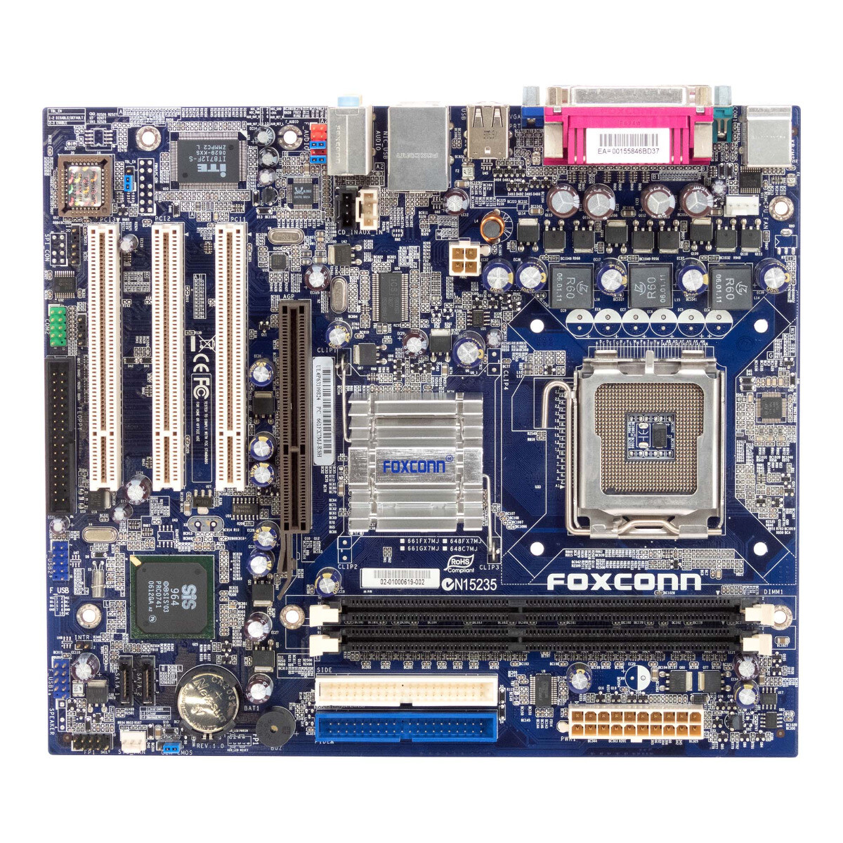 Motherboard mATX FOXCONN 661FX7MJ-RSH SOCKET LGA775 DDR AGP PCI