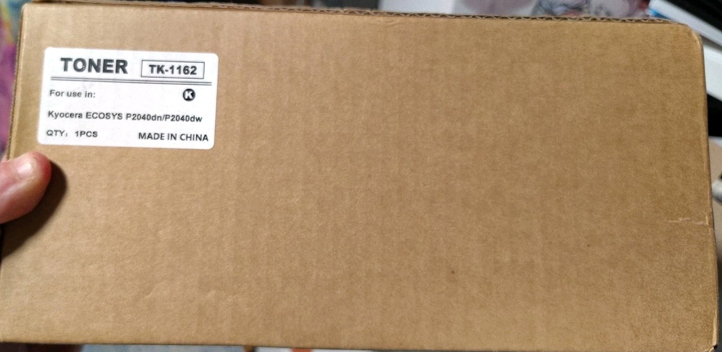 TK-1162 Black Compatible Toner Cartridge For Kyocera Black