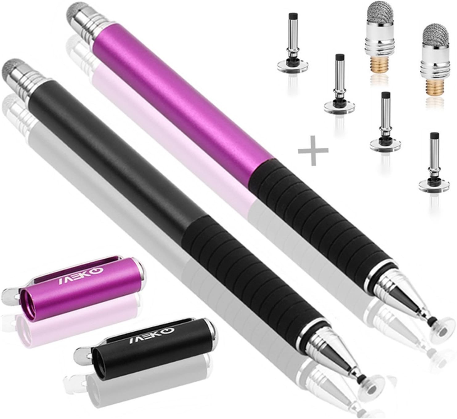 (2 Pcs)[2 in 1 Precision Series] Disc Stylus/Styli for All Touch Screen Devic...