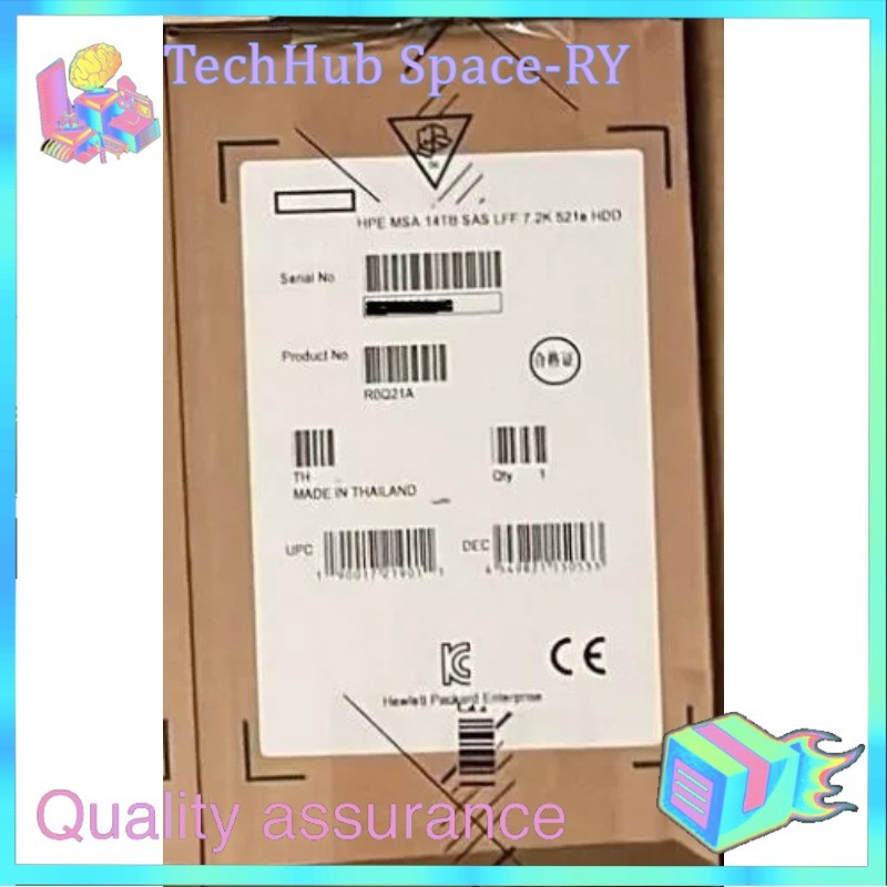 HPE R0Q21A P11785-001 MSA 14TB SAS 12G Midline 7.2K LFF 3.5" 512e HDD Hard Drive