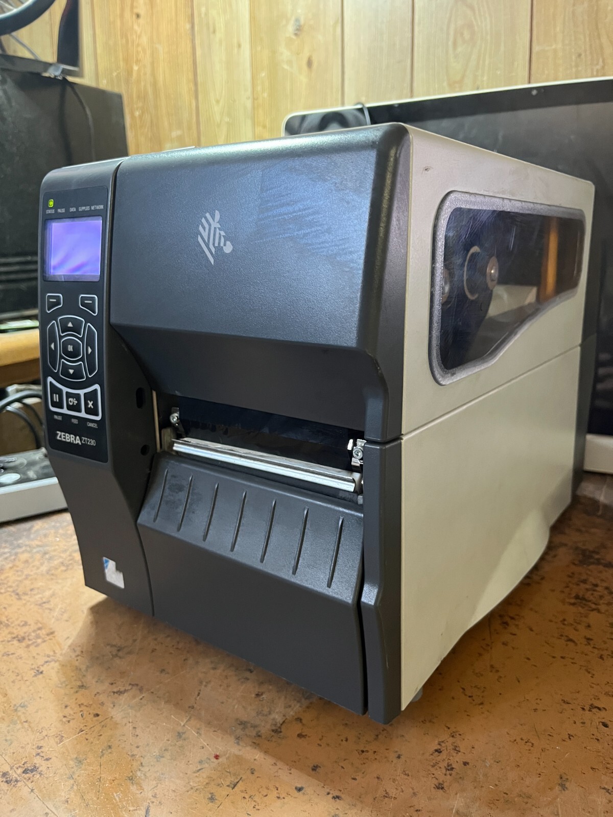 Zebra ZT230 Direct Thermal Industrial Barcode Printer Ethernet USB Serial WORKS