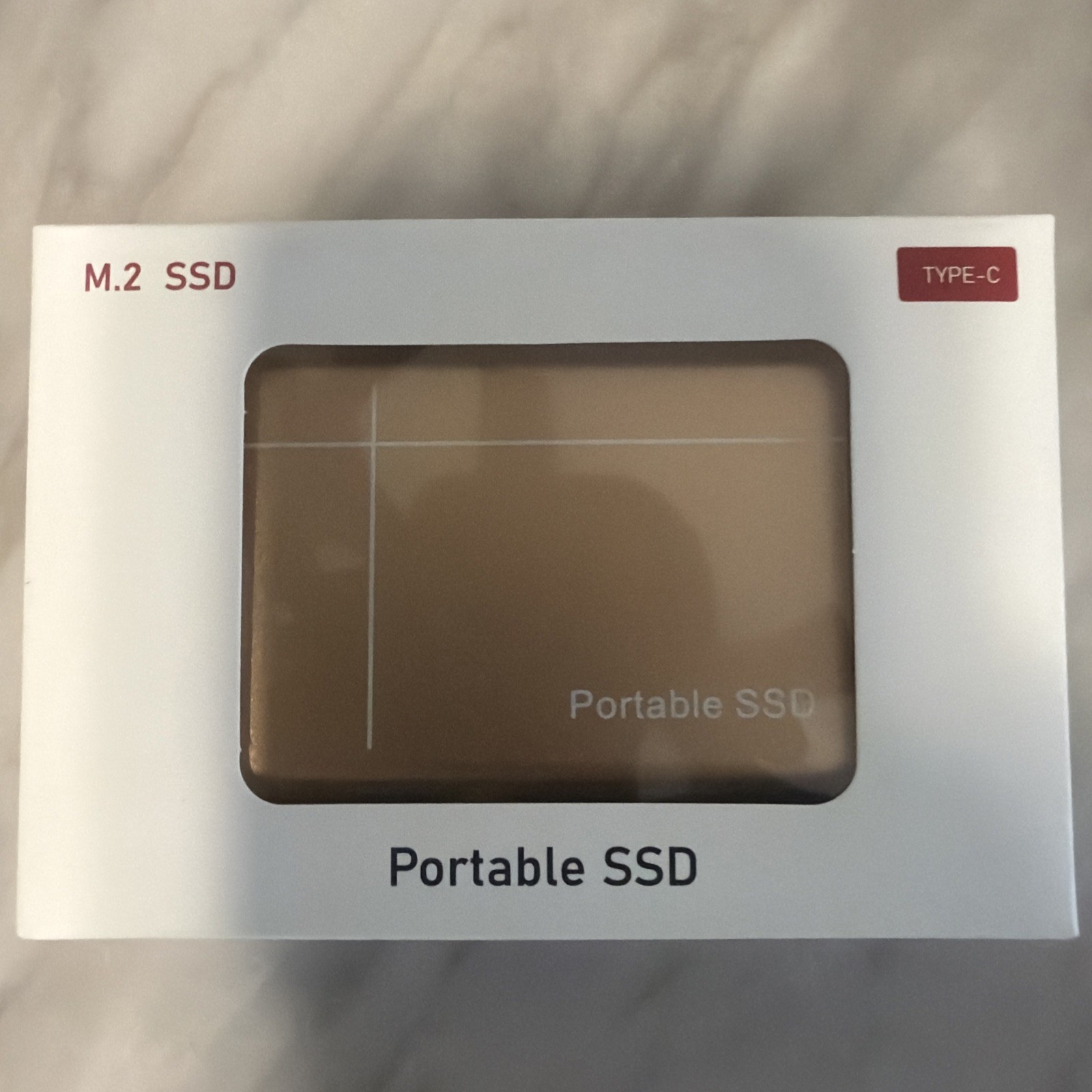 32TB Portable External SSD M.2 USB-C USB 3.1 Gen 1