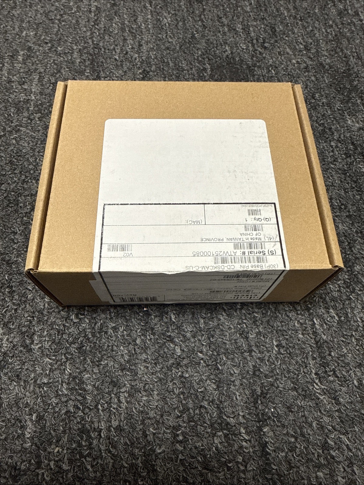 Cisco Systems CD-DSKCAM-C-US Webex Desk Camera Carbon Black Us Provides