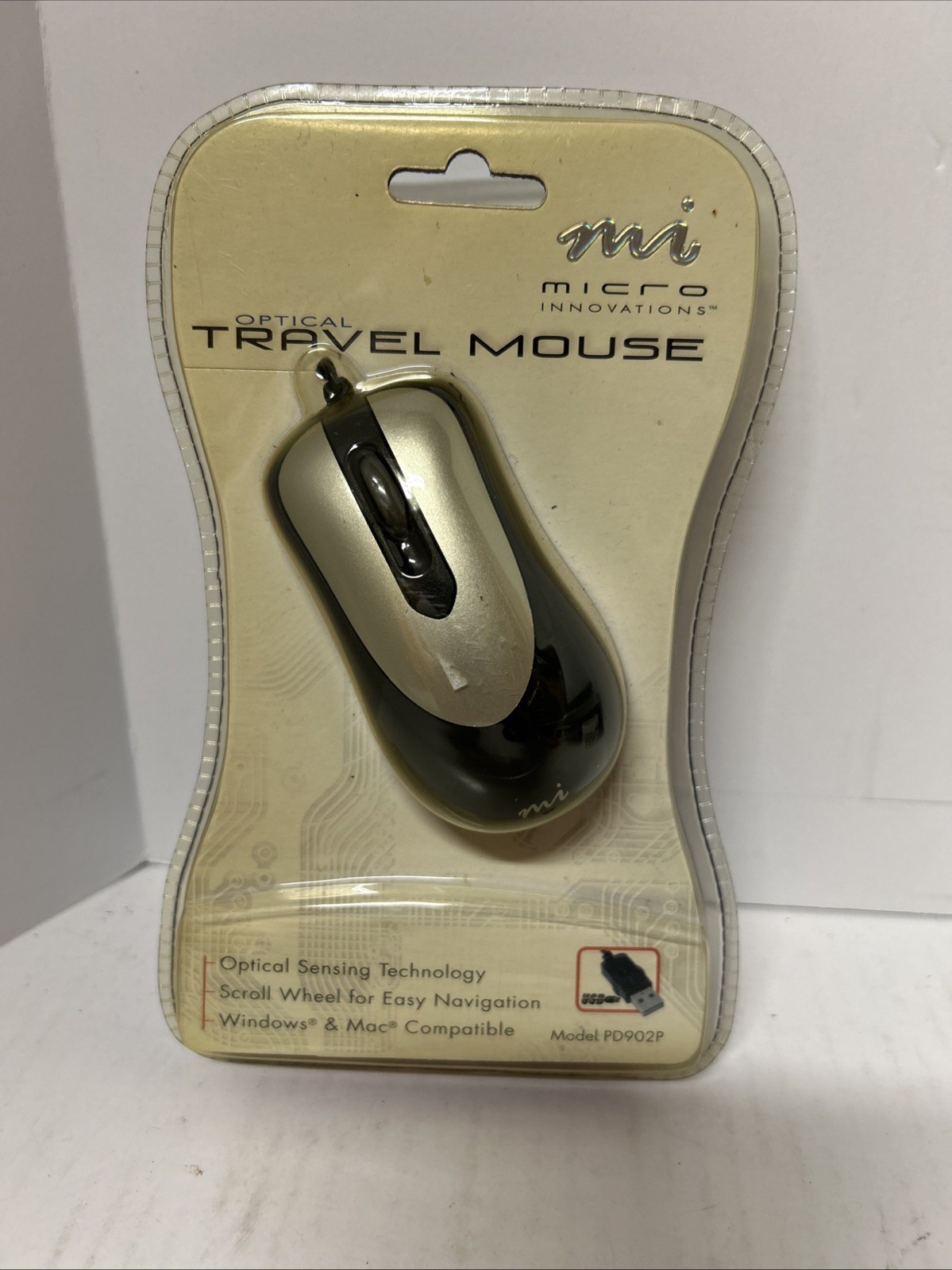 Micro Innovations Optical Travel Mouse New PD902P