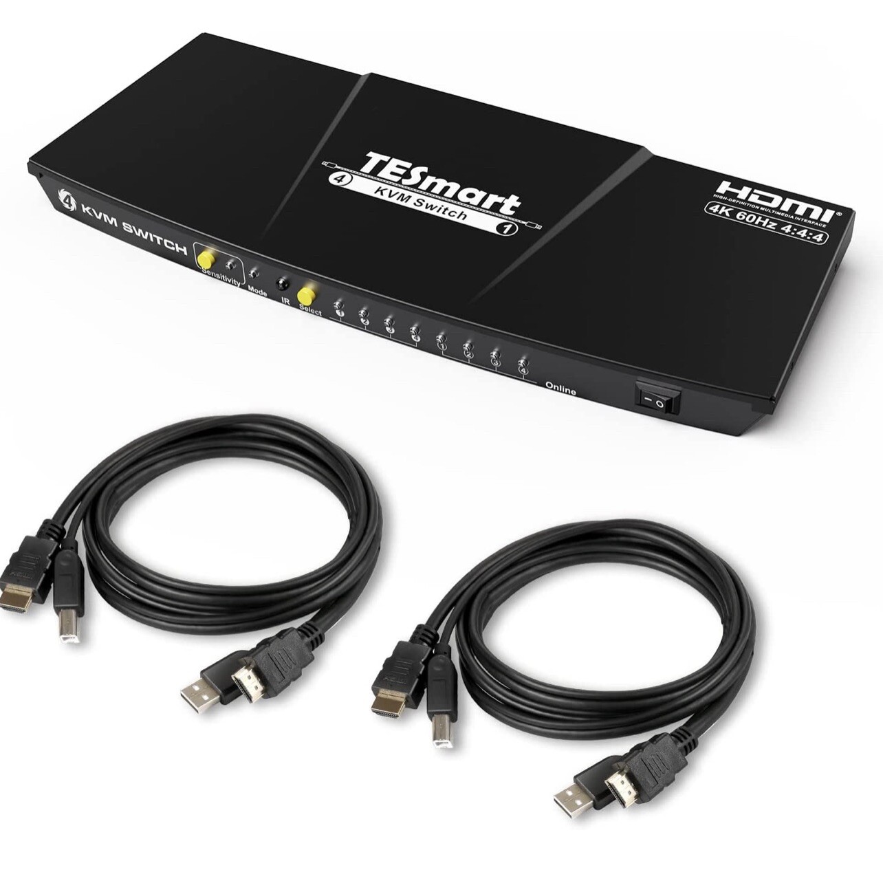 TESsmart 4K 60Hz Ultra HD Audio Output KVM Switch