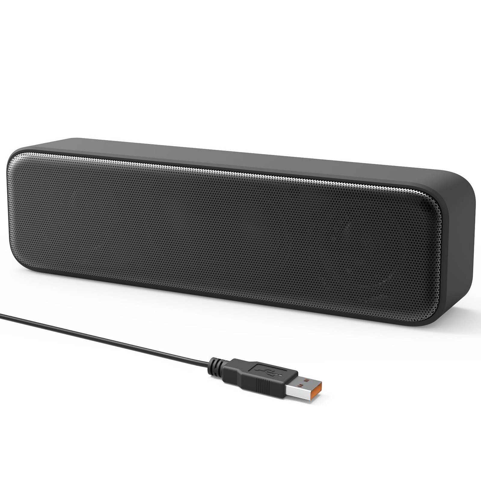 Premium USB Computer Soundbar for Desktop, Enhanced Bass Stereo Mini Speaker
