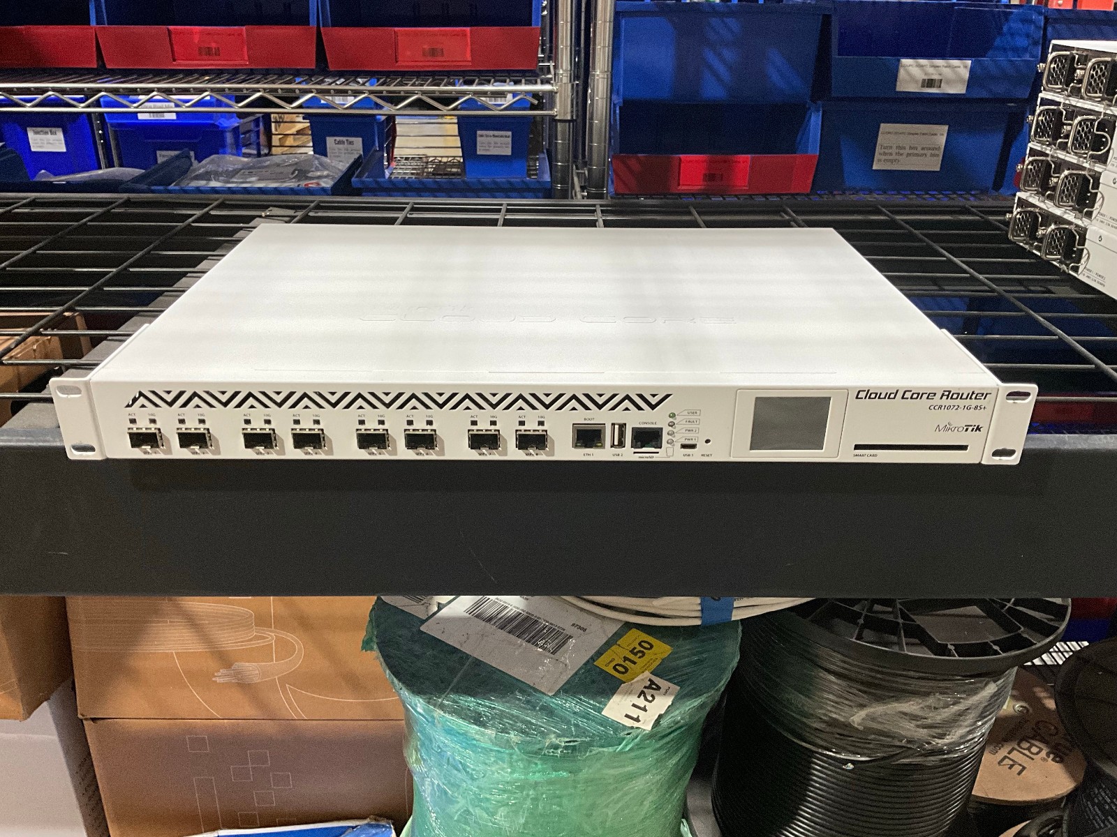 MikroTik CCR1072-1G-8S+ Cloud Core Router 72-Core CPU 16GB ECC RAM 8x SFP+ 10G