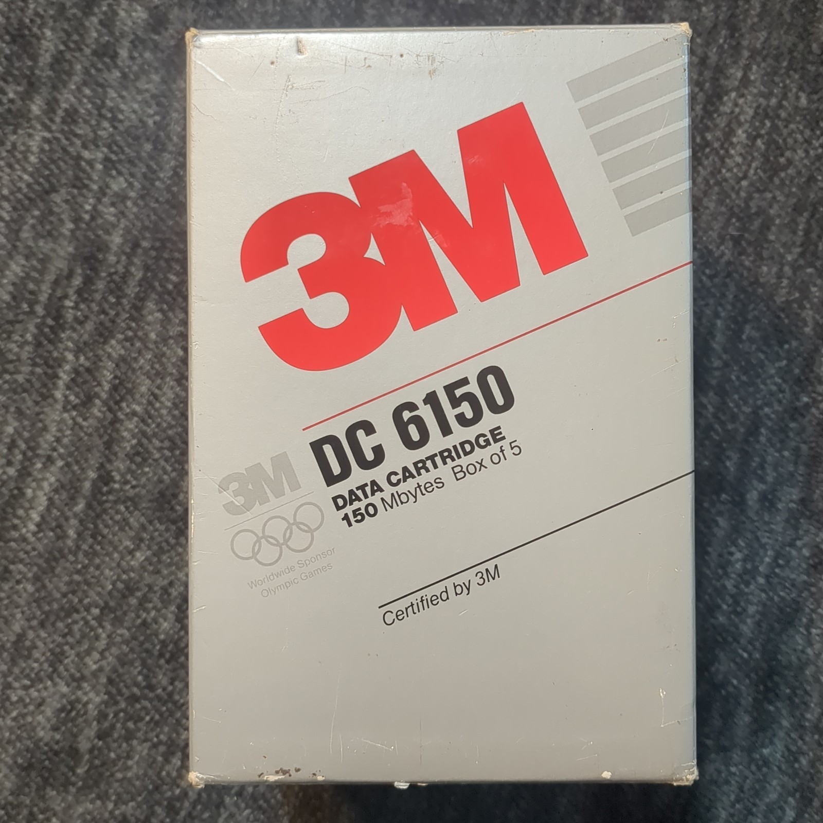 3M DC 6150 Data Cartridge Tape 150MB QIC-150 QIC-120 Vintage Backup NOS New
