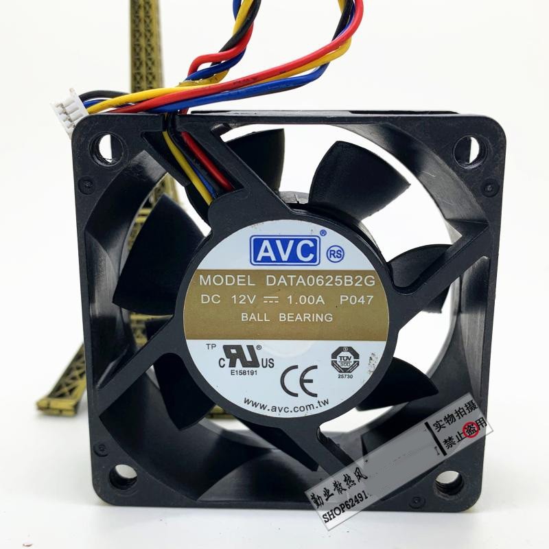 1PCS  AVC DATA0625B2G 6025 12V 1.00A High-Airflow PWM-Controlled 4-Wire Fan