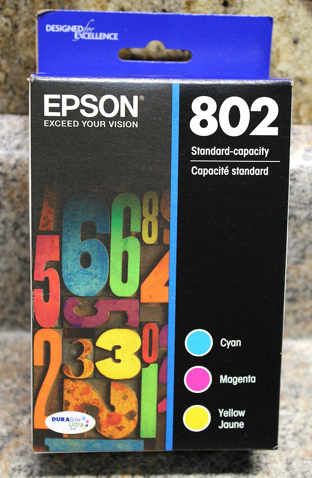 Epson 802 Standard Capacity Printer Ink Cartridges 