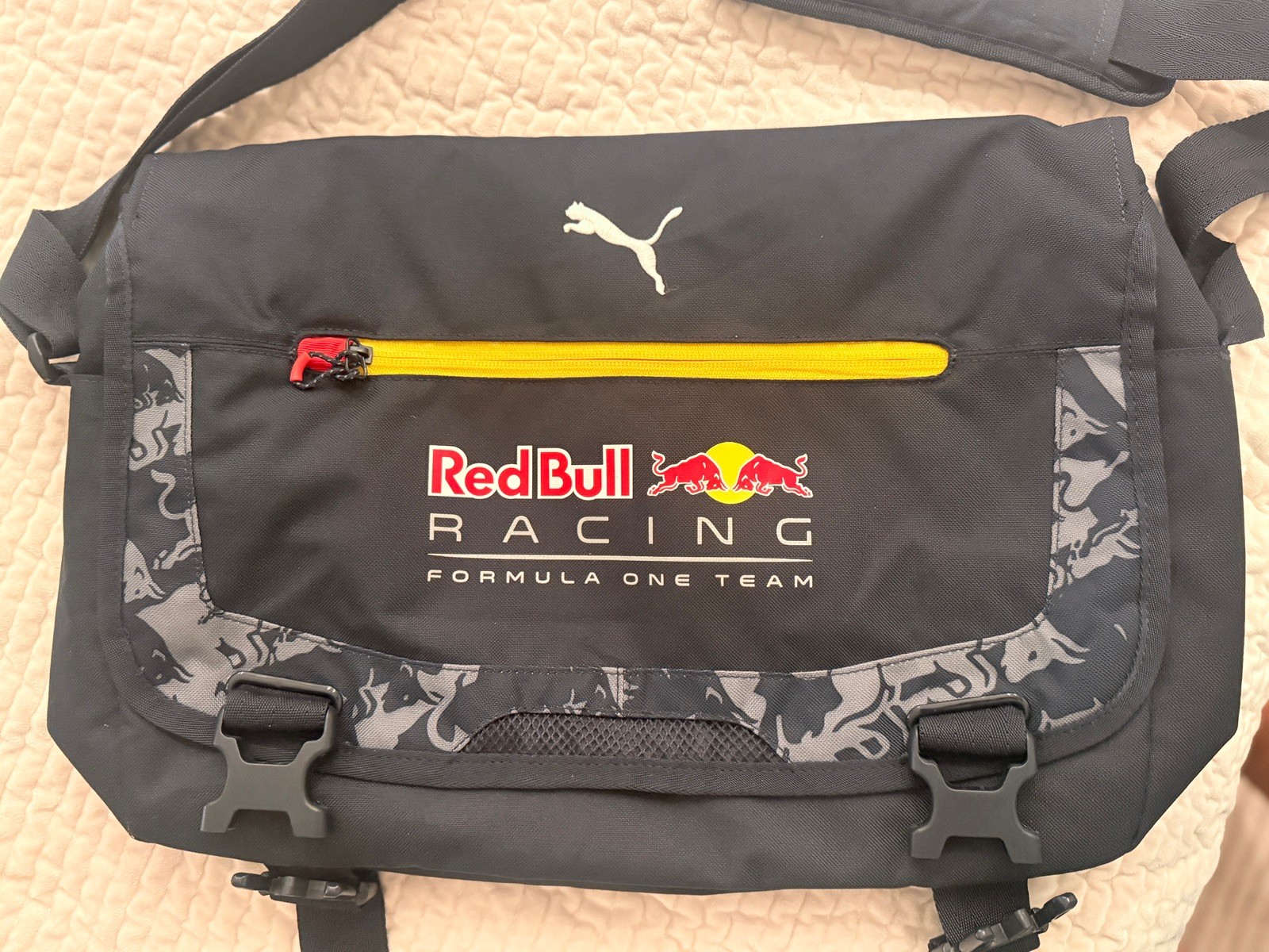 Puma Laptop Messenger Bag Redbull Racing Formula 1  Work Case Blue New