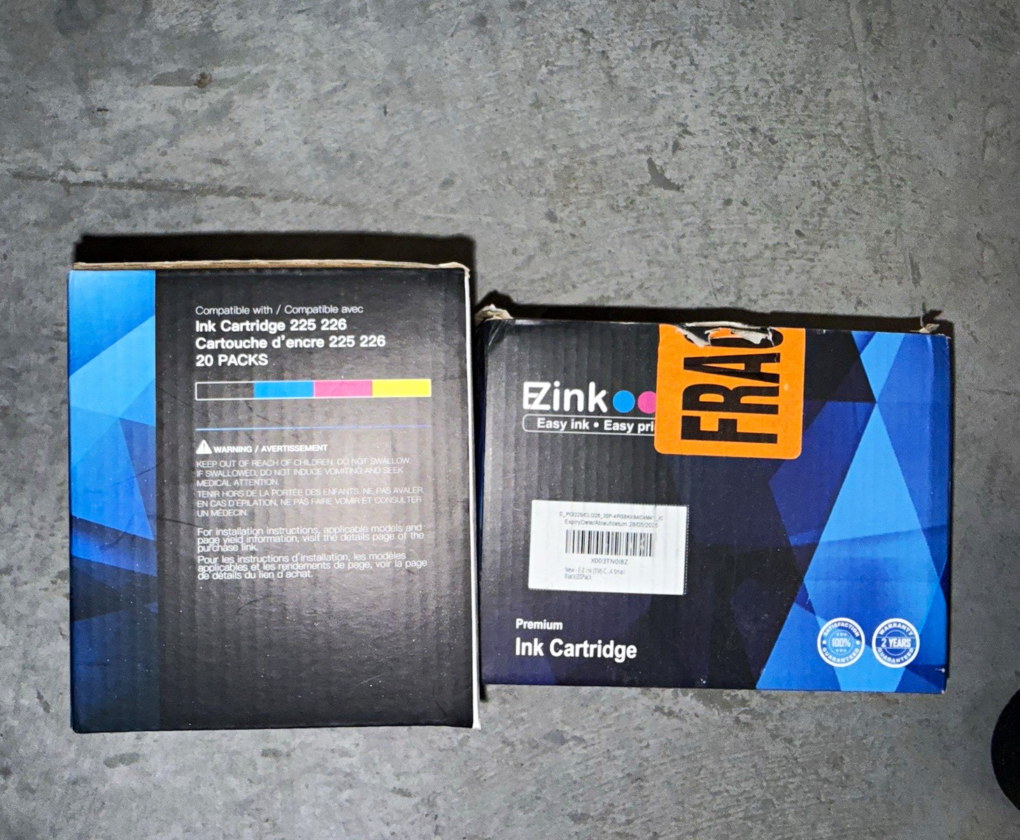 EZink Compatible 225/226 Ink Cartridges 20 Pack for Canon PG-225 CL-226