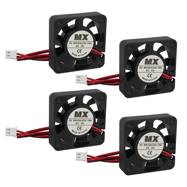 4PCS DC12V Cooling Computer Case Fan 4010 40x40x10mm PC 3D Printer 2Pin US Stock
