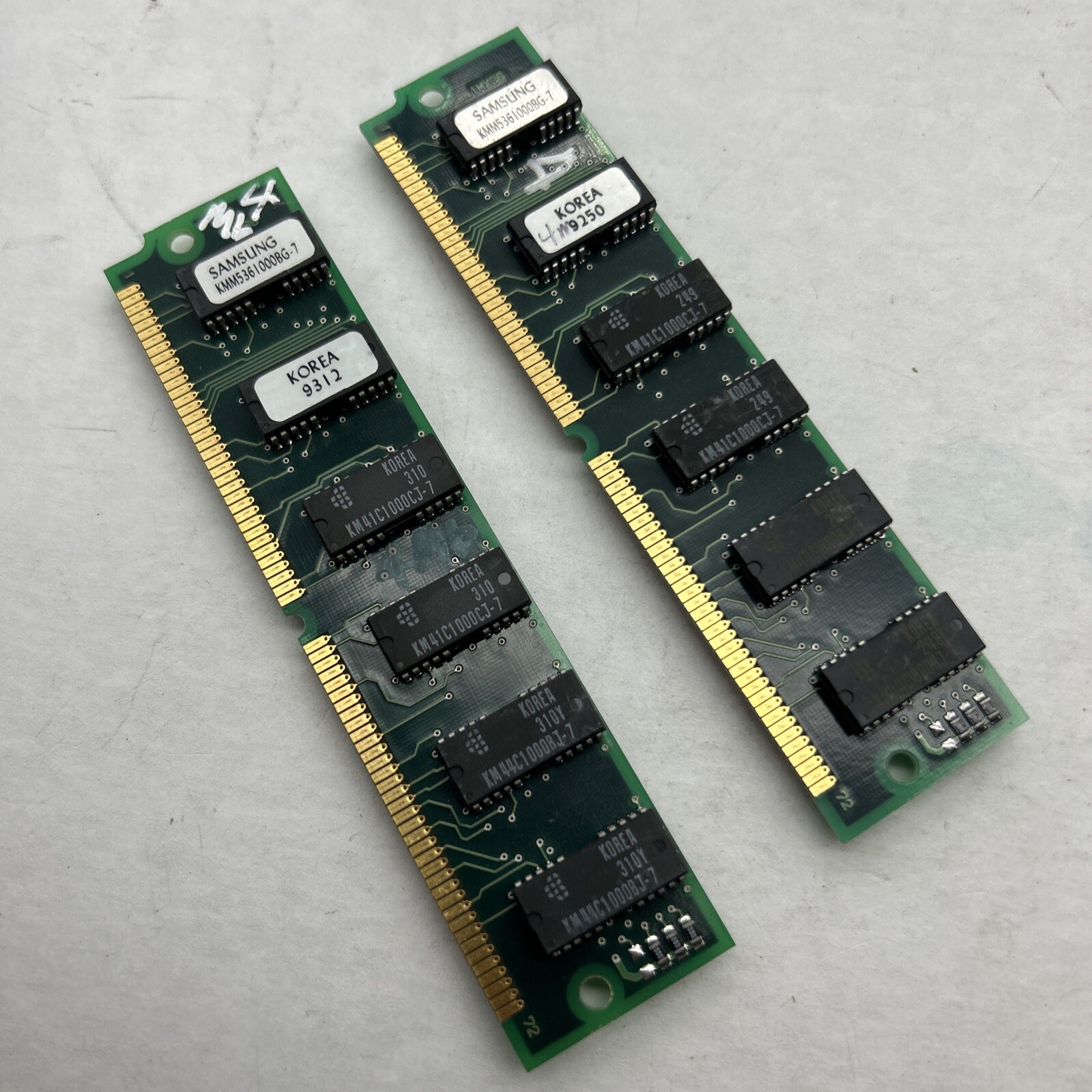 8MB Total Ram ( 2x ) 4MB FPM PARITY SIMM 72-PIN 2X36 Memory Kingston Toshiba TI