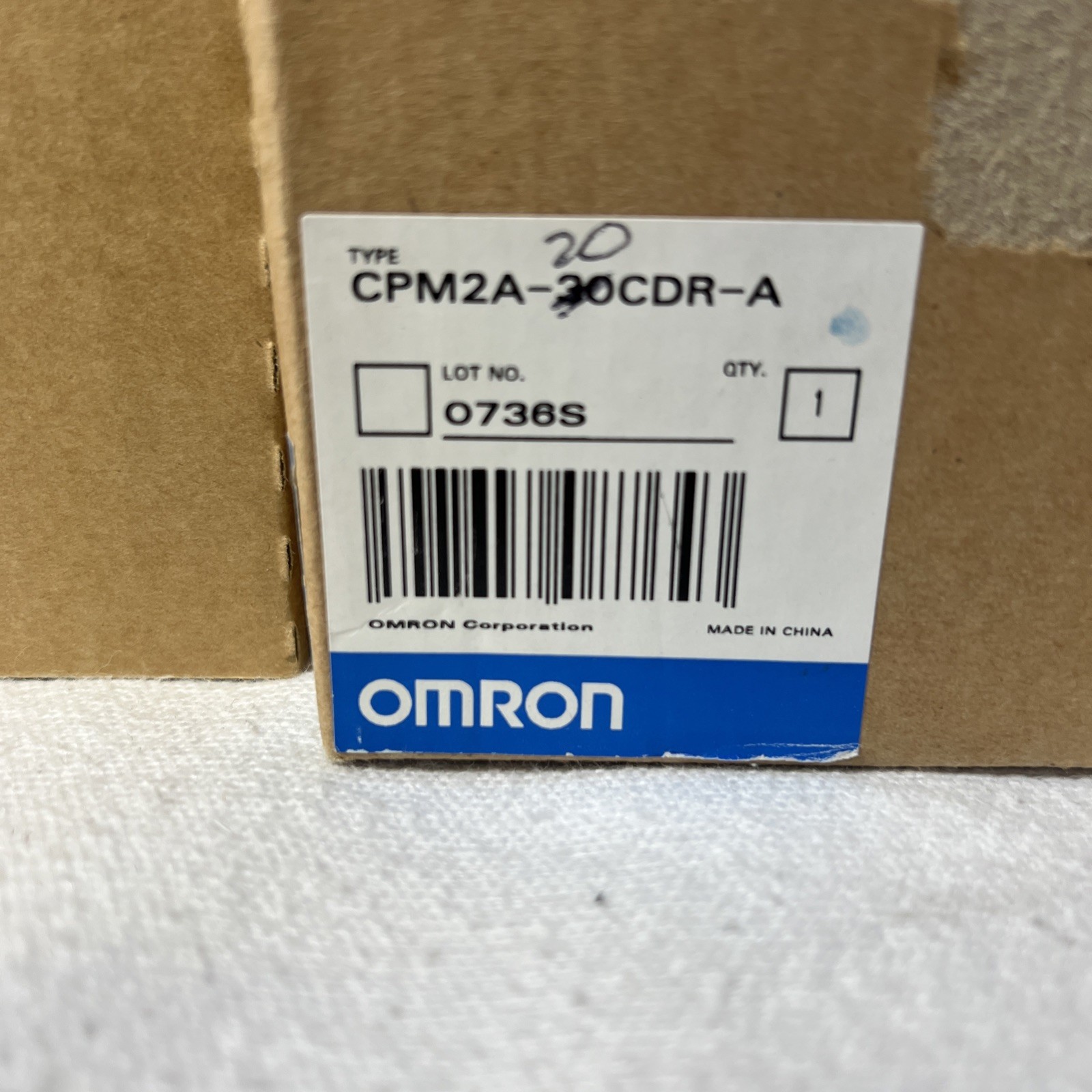 Omron SYSMAC CPM2A-30CDR-A PLC Programmable Controller 30 I/O CPM2A Used Tested