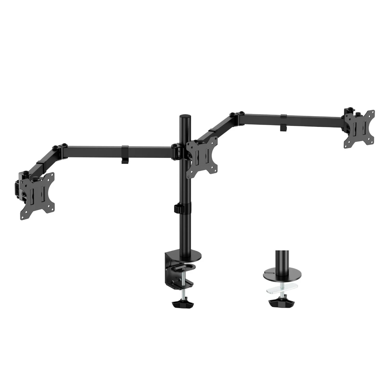 UPGRAVITY Triple Monitor Desk Mount,Three Monitors Stand Fits 3 Screens up