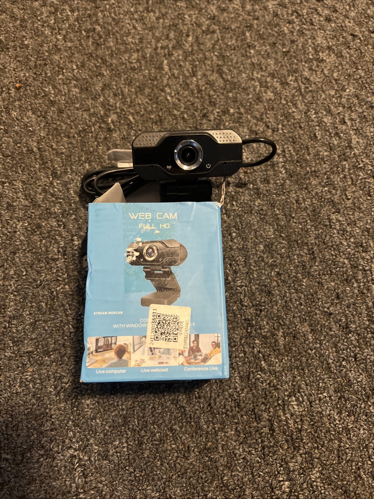 Web Cam Full HD 1080P 30 FPS Streaming USB Open Box Tested
