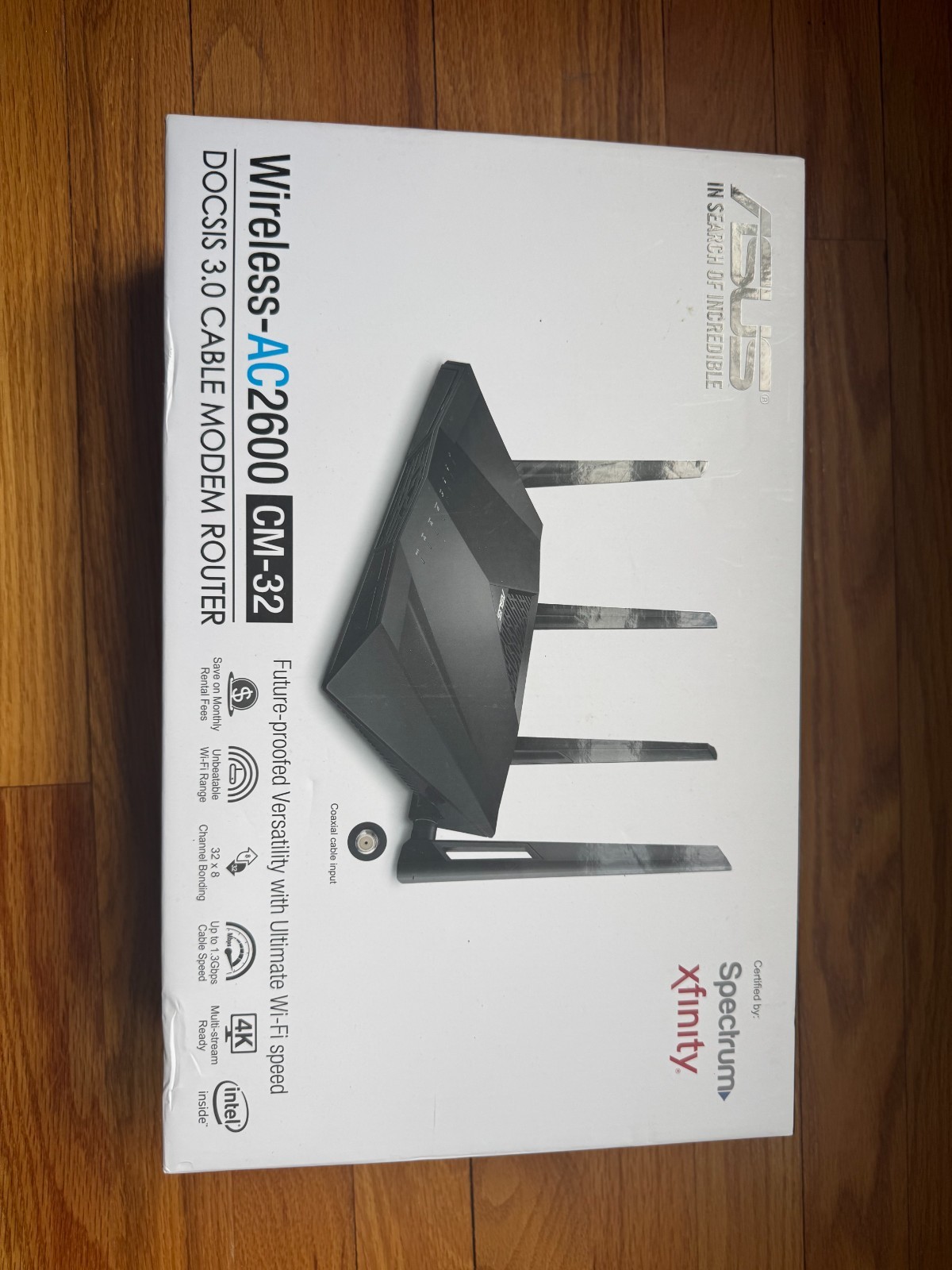 ASUS CM-32 AC2600 2-in-1 DOCSIS 3.0 Wireless Cable Modem Router