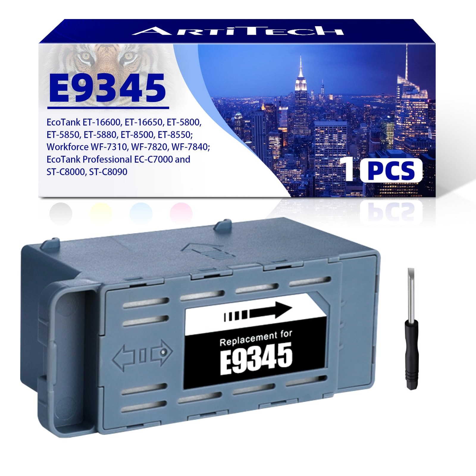 E9345 Ink Maintenance Box For WF7840 ET8550 ET5850 ET16600 1 PCS
