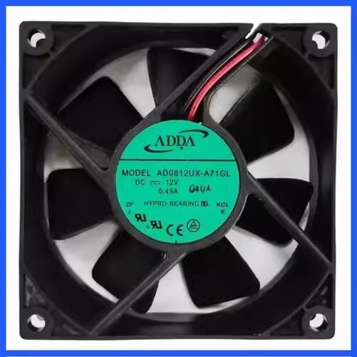 ADDA AD0812UX-A71LF DC12V 0.45A 2-Wire Cooling Fan