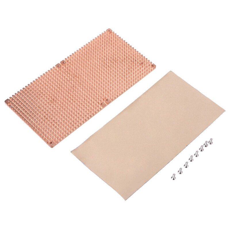 Full Block 3090/3080 Copper Cover Plate Graphics Card Back Heat Sink