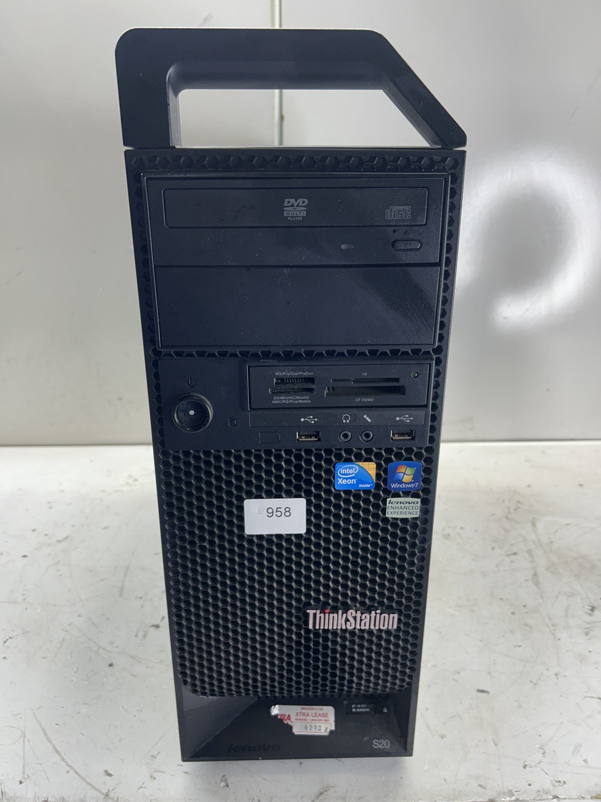 Lenovo ThinkStation S20 Intel Xeon W3680 3.33GHz 4GB NO HDD