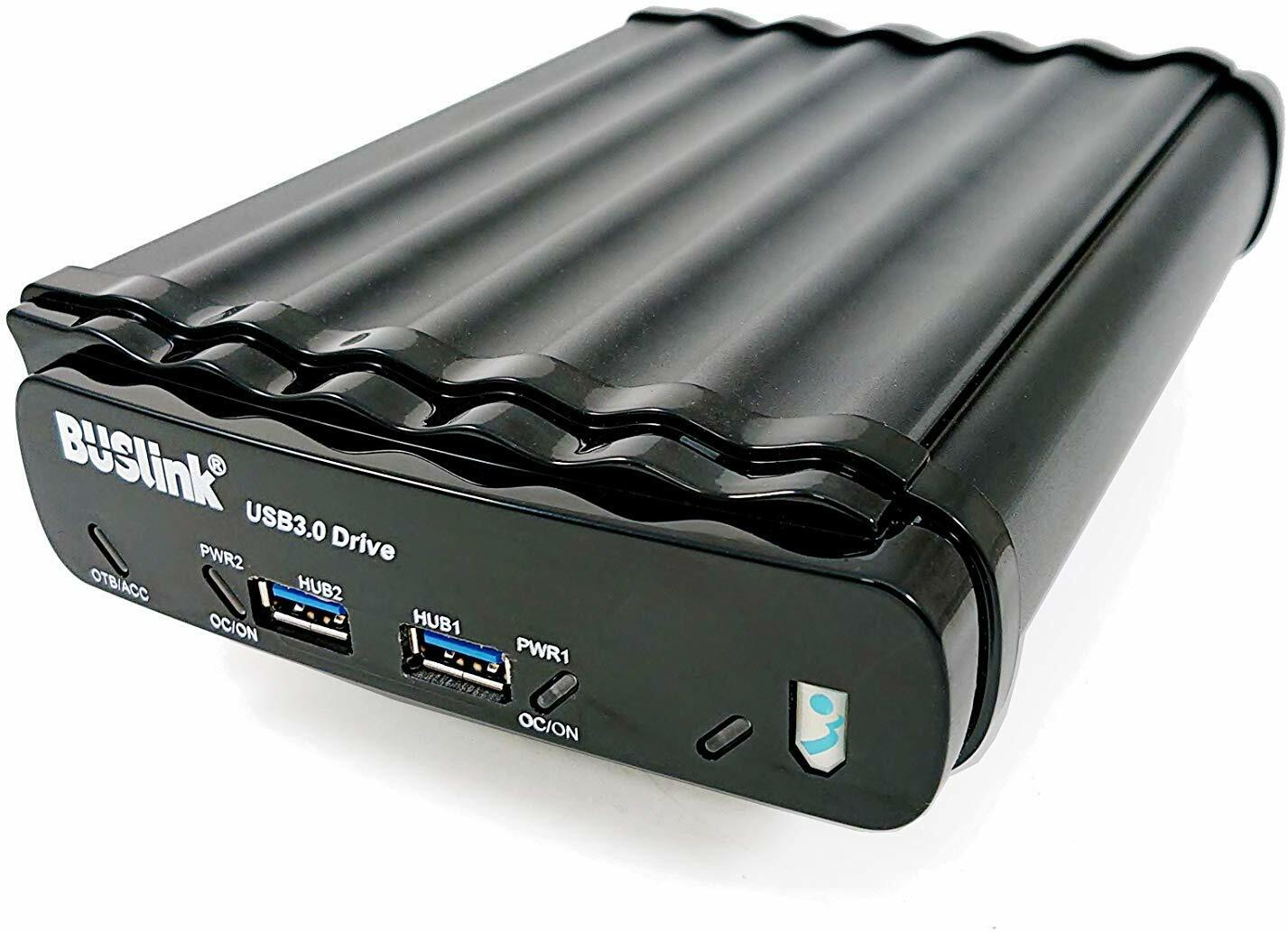 BUSlink 8TB XP Compliant USB 3.0 with 2-Port Hub External Desktop Drive All OS