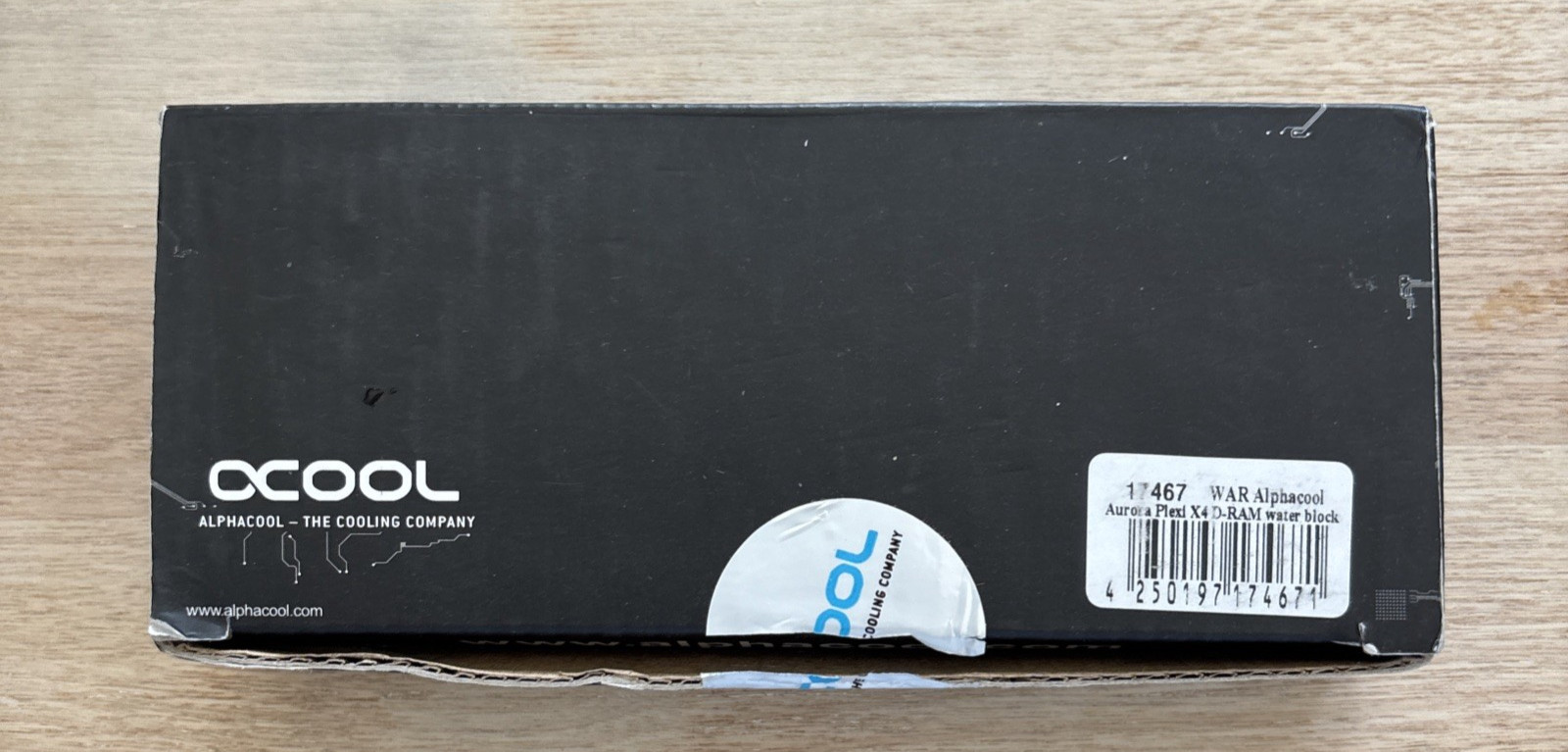 Alphacool Aurora Acryl X4 D-RAM Water Block