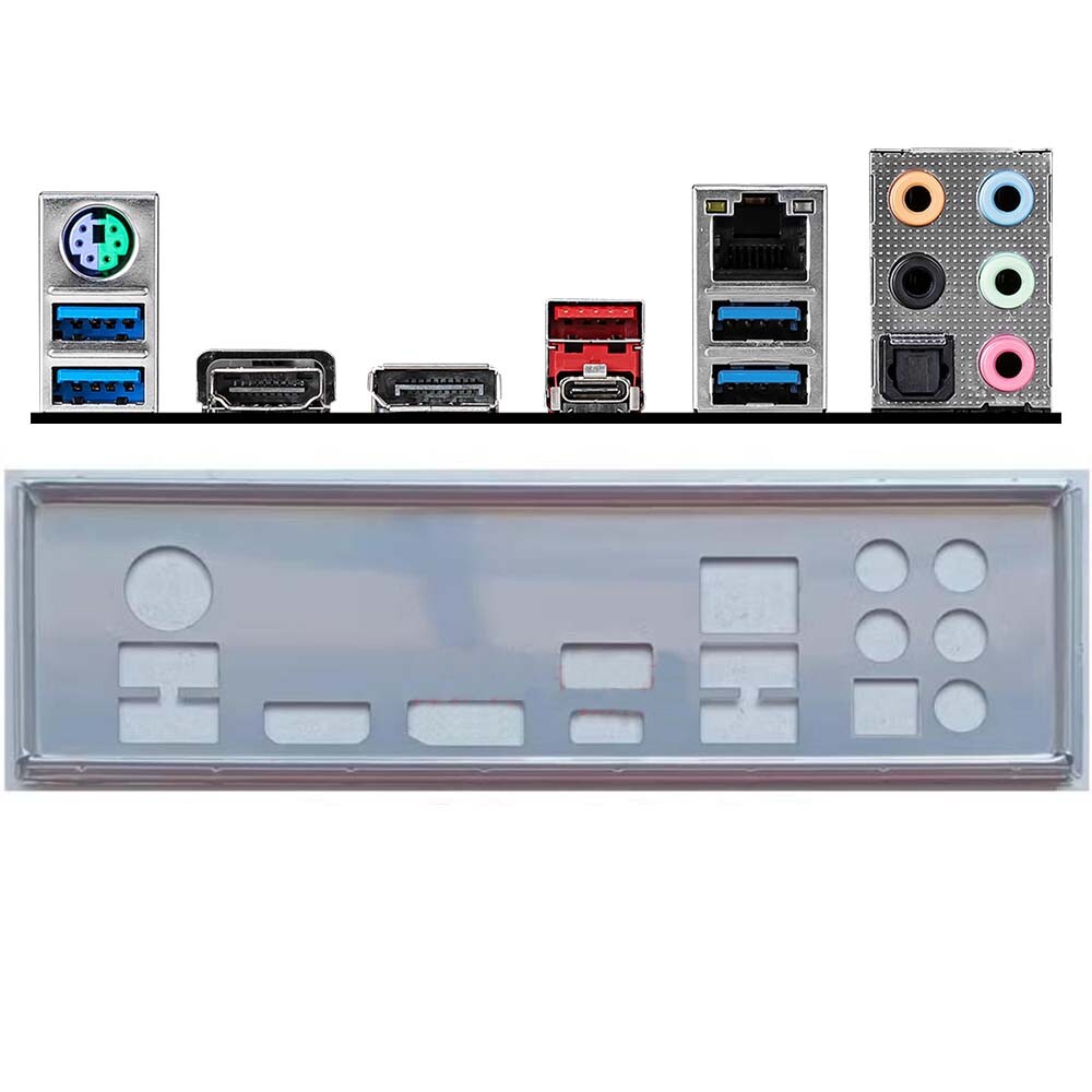 For MSI Z490 PLUS Motherboard IO Shield I/O Shield Backplate OEM