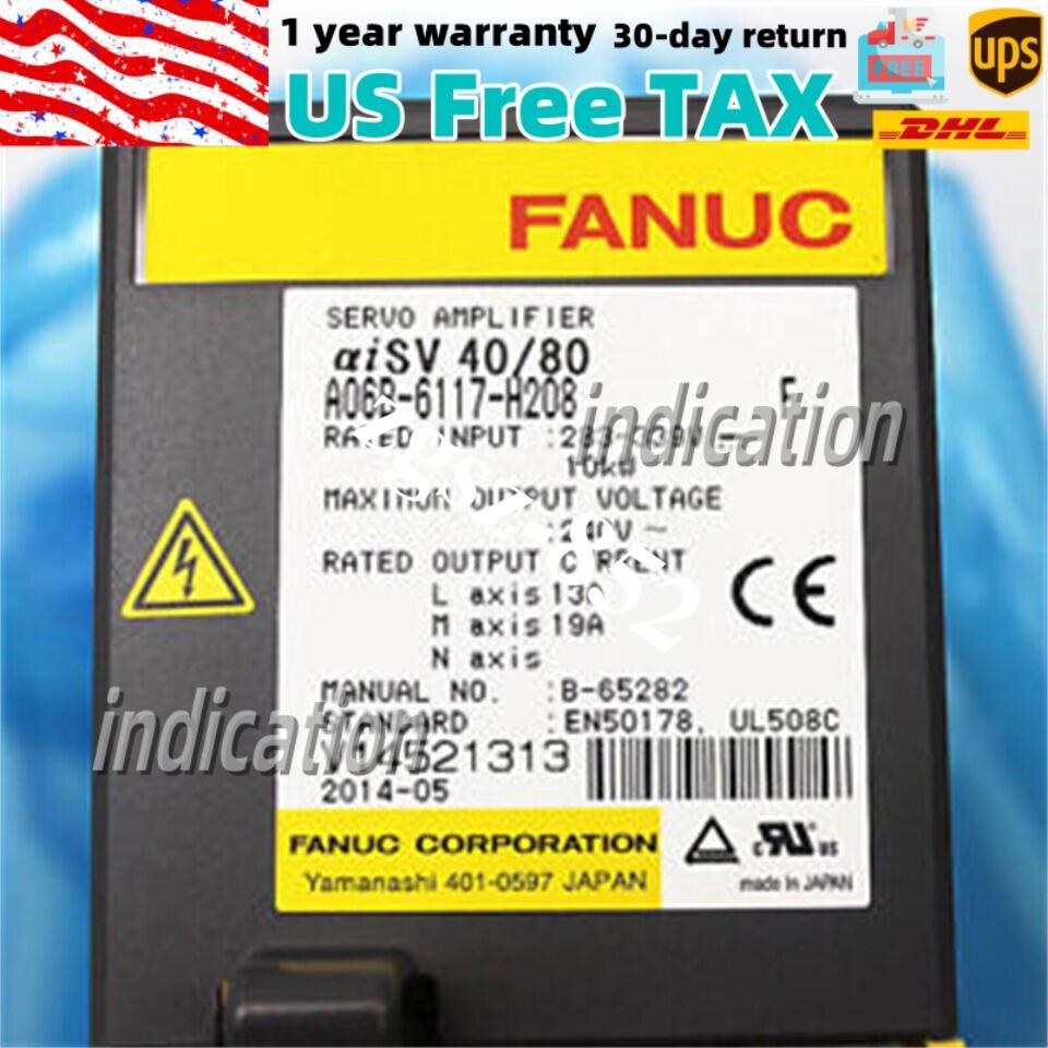 1PC New Fanuc A06B-6117-H208 Servo Driver Expedited Shipping FEDEX DHL