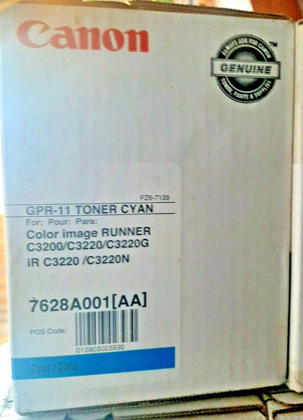 Canon GPR-11 Cyan Toner Cartridge - NEW