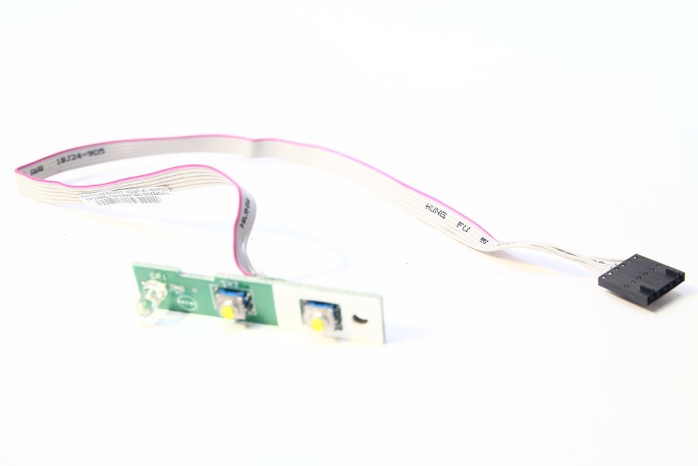 IBM 00N7212 Front Switch LED Panel FRU 73P6310 PWR Power / Reset Card Cable