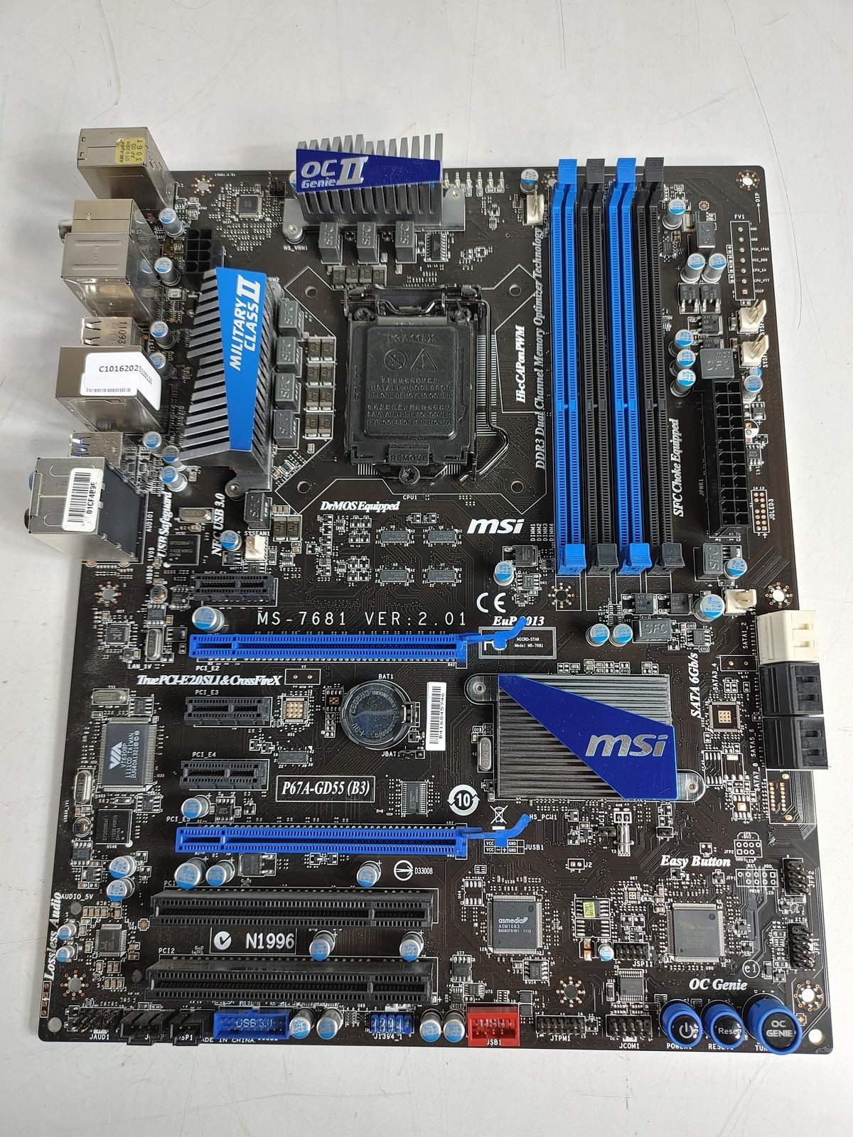 MSI P67A-GD55 (B3) Intel LGA 1155 DDR3 Desktop Motherboard