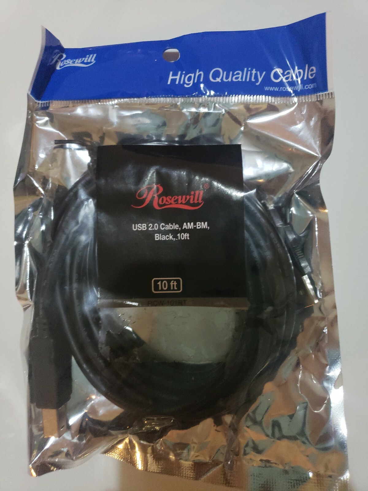 Rosewill Black 10 f USB 2.0 AM-BM