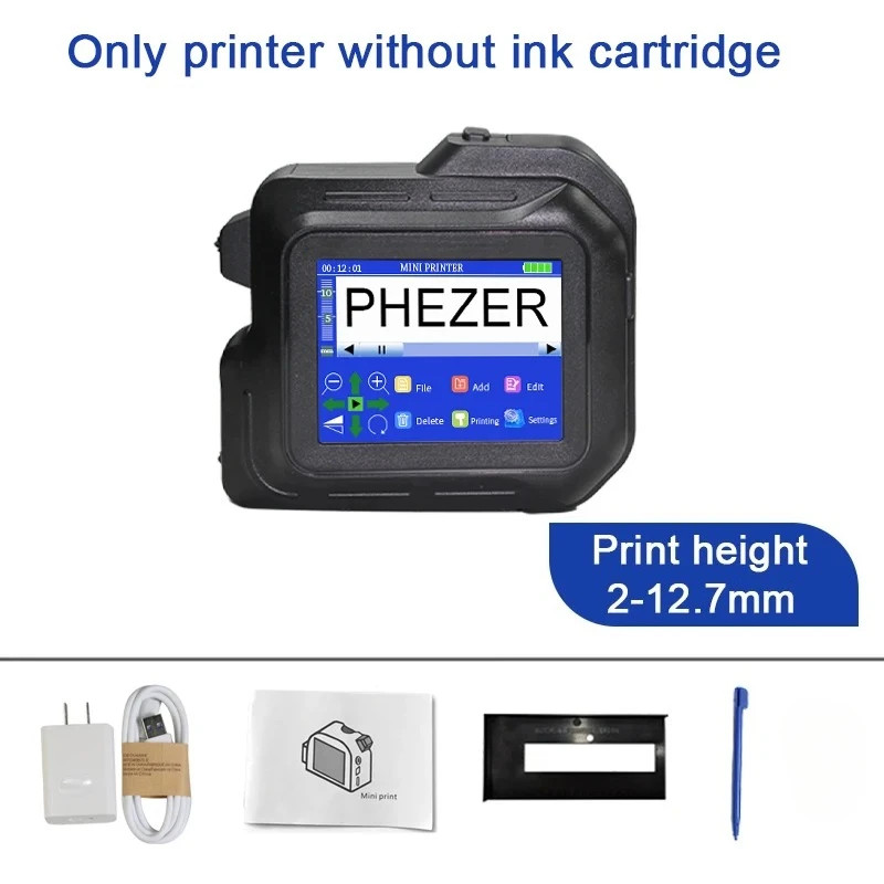 For Hp  2026 PC98 Mini Printer 28 Languages Portable Printer Handheld Inkjet Pri