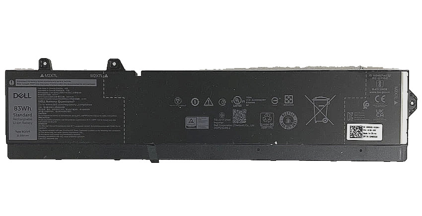 OEM RCVVT 83Wh Genuine Battery For Dell Precision 7770 7780 7670 7680 NWDC X26RT