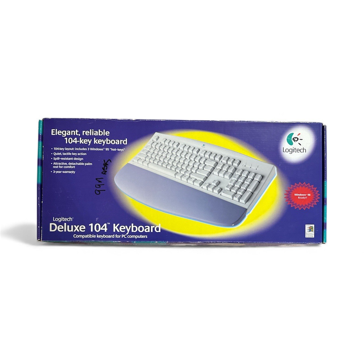 LOGITECH Deluxe 104 Keyboard Model Y-SA2 Open Box New With Out Product Guide
