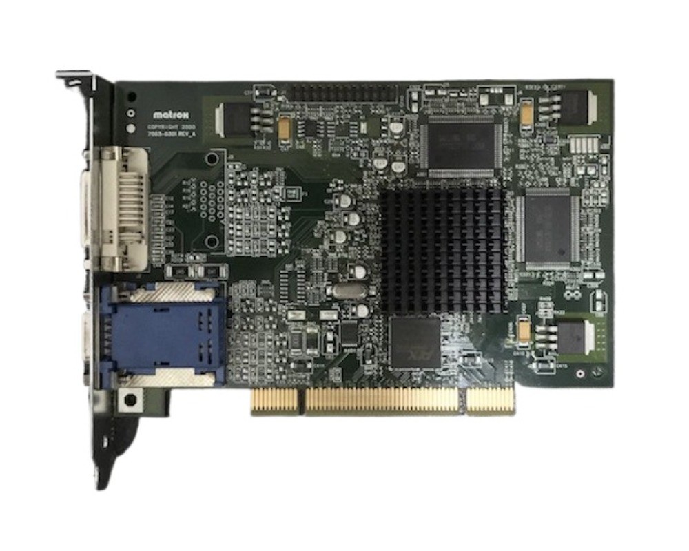 Matrox Millennium G450 32MB 64-bit DDR PCI Video Card #7003-0301 Rev.A *DVI+VGA