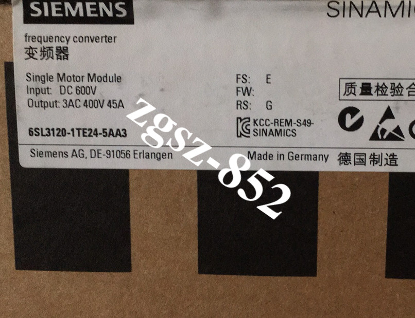 1PC New Siemens 6SL3120-1TE24-5AA3 Module Expedited Shipping FedEx DHL