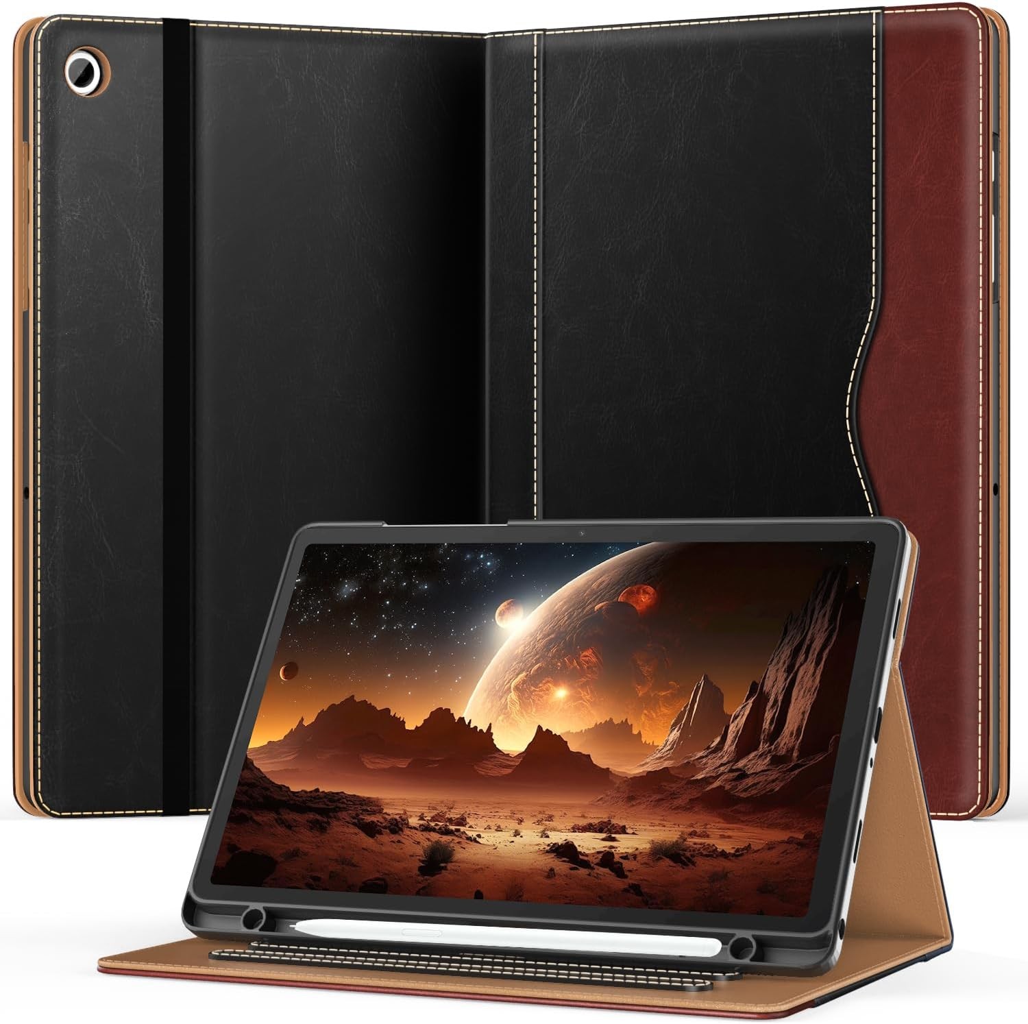 PU Leather Folio Case for Samsung Galaxy Tab A11+ 11" 2026, Multi-Angle Stand