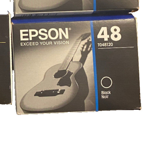 Genuine EPSON OEM Ink Cartridge Black TO48120