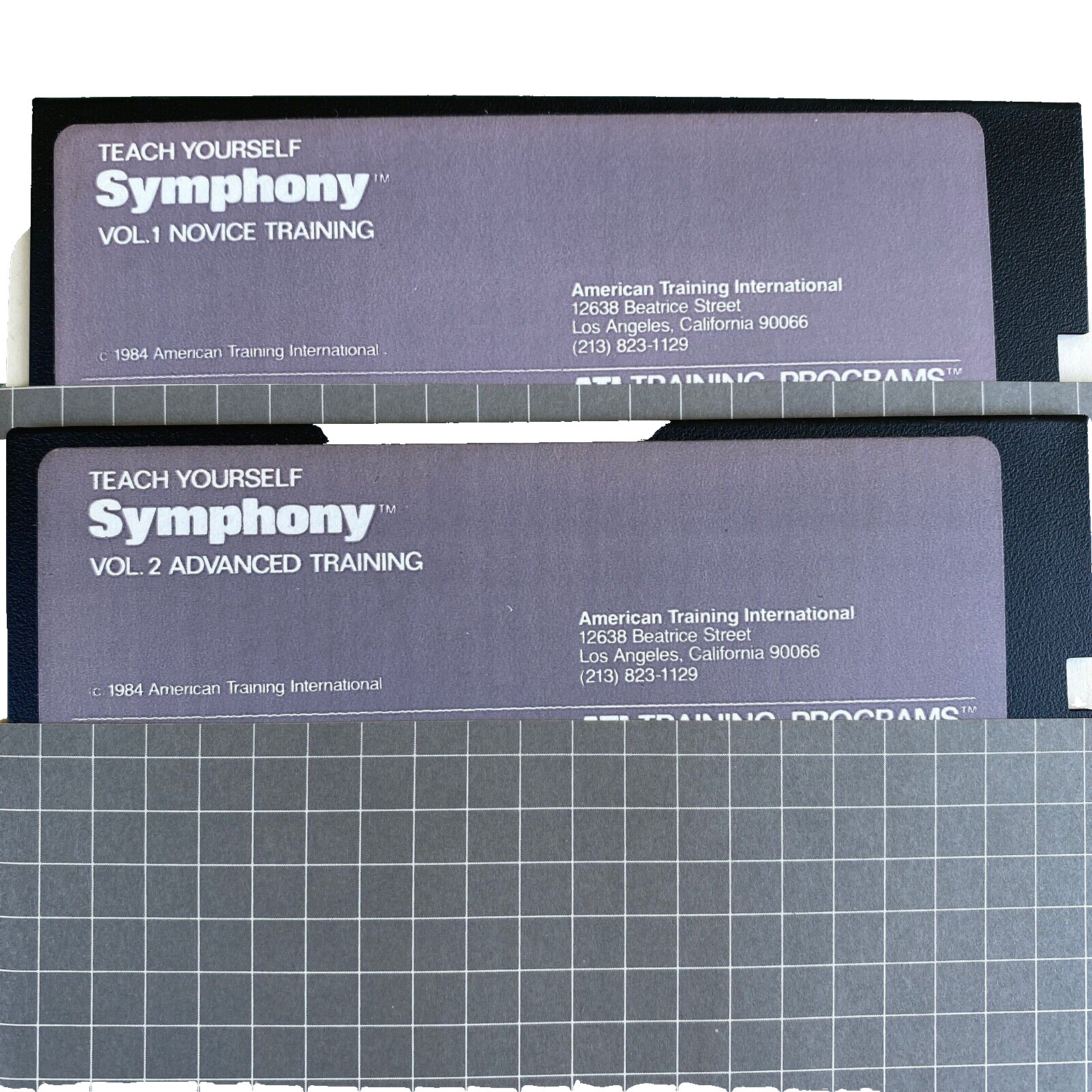 Vintage Computer 5.25” Floppy Teach Yourself Symphony Training 1984 5-1/4" Disk
