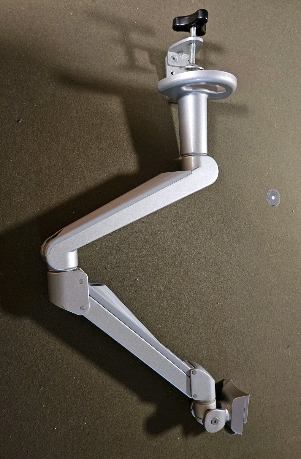 Premium Humanscale M8 Heavy-Duty Articulating Monitor Arm – Silver (Excellent...