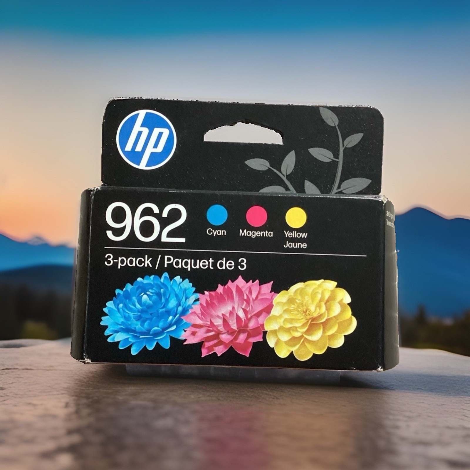 01/2028 New HP 962 Cyan/Magenta/Yellow Color Ink Cartridge Genuine 3-Pack  OEM